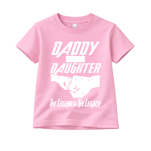 Premium-Shirt  Daddy & Daughter Graphic Kids DTPPE
