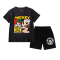 Premium T-Shirt + Pocket Shorts Soft Cotton Fun Cartoon Prin  Baby & Kids