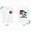 Free Palestine Kids T-Shirt | Premium Cotton Front & Back Print Tee