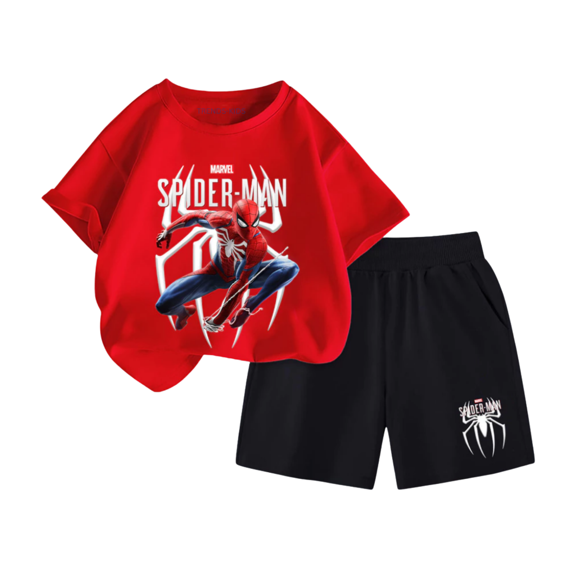 Premium Cotton Kids T-Shirt & Shorts Set – “ Cartoon Print Set DTRBS