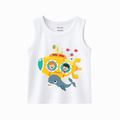 Kids Submarine Tank Top – Soft Cotton Sleeveless Summer Shirt