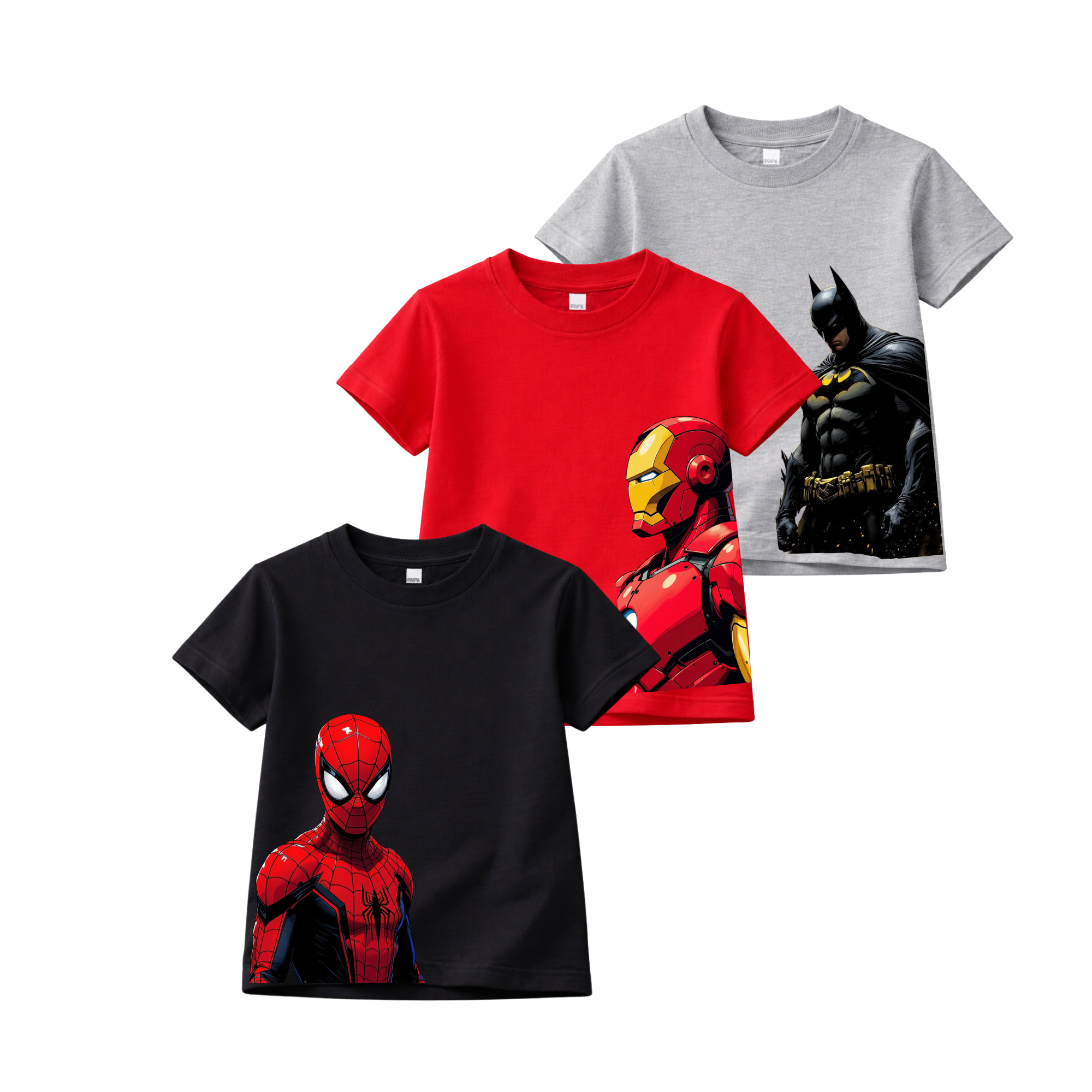 Premium Combo Pack Deals  T-Shirt  Collection | TS3C-PRM-HERO-MIX