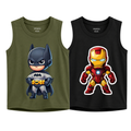 Cotton Superhero Tank Top Combo (2 PCS)  | TT2C-SUPHRO-MIX2